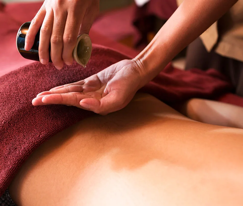 Massage bien-être à l'huile